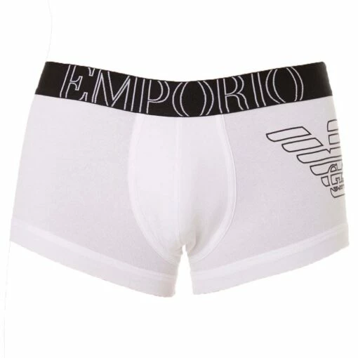 Boxer Emporio Armani 111866 C735 8 Boxer Emporio Armani 111866 C735 -Offres HOM Boutique Boxer 111866C735 armani blanc m