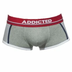 Boxer Addicted XXL Sportive AD703 -Offres HOM Boutique Boxer addicted AD703 gris 9