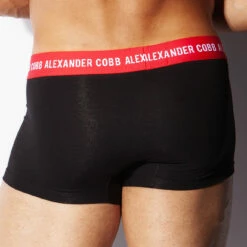 Devant -Offres HOM Boutique Boxer alexander 8CBS24 noir 3