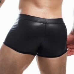 Boxer Cut4Men Blackleatherlike BL4CK03 -Offres HOM Boutique Boxer c4m BL4CK03 noir 3