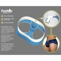 Boxer ES Collection Shiny Party Push Up UN445 -Offres HOM Boutique Boxer escollection UN445 or 5