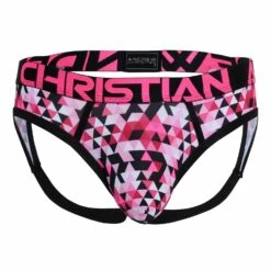 Jock Strap Andrew Christian Triangles Frame 92546 9 Jock Strap Andrew Christian Triangles Frame 92546 -Offres HOM Boutique JockStrap ac 92546 rose 9