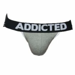 Jock Strap Addicted Super Bulk AD714 -Offres HOM Boutique JockStrap addicted AD714 gris 9