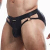 Jock Strap Cut4Men Blackleatherlike BL4CK02 2 Jock Strap Cut4Men Blackleatherlike BL4CK02 -Offres HOM Boutique JockStrap c4m BL4CK02 noir m