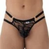 Jock Strap Candyman Lace And Chain 99598 -Offres HOM Boutique JockStrap candy 99598 noir m