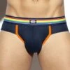 Jock Strap ES Collection Rainbow UN409 1 Jock Strap ES Collection Rainbow UN409 -Offres HOM Boutique JockStrap escollection UN409 bleu m