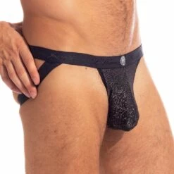 Jock Strap L Homme Invisible Fauves De Nuit MY45FAU -Offres HOM Boutique JockStrap hi MY45FAU noir 4