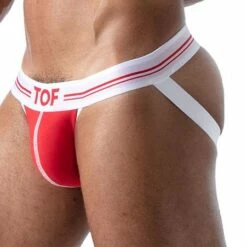 Jock Strap French TOF PARIS TOF159R -Offres HOM Boutique JockStrap tof TOF159R rouge 4