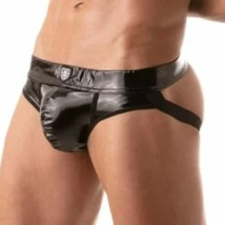 Jock Strap Vinyl TOF PARIS TOF183N -Offres HOM Boutique JockStrap tof TOF183N noir 4
