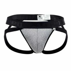 Jock Strap Xtremen Jacquard 91085 -Offres HOM Boutique JockStrap xtremen 91085 gris 9