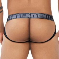 Jock Strap Xtremen Lace 91124 -Offres HOM Boutique JockStrap xtremen 91124 noir 3