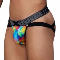 Jock Strap Xtremen Rainbow Prism 91148 -Offres HOM Boutique JockStrap xtremen 91148 multicolor 4