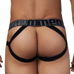 Jock Strap Xtremen Disco Zebra 91148 8 Jock Strap Xtremen Disco Zebra 91148 -Offres HOM Boutique JockStrap xtremen 91148 noir 3
