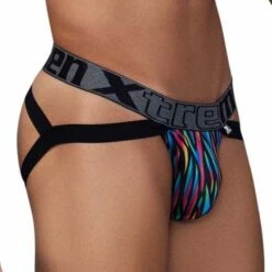 Jock Strap Xtremen Disco Zebra 91148 9 Jock Strap Xtremen Disco Zebra 91148 -Offres HOM Boutique JockStrap xtremen 91148 noir 4