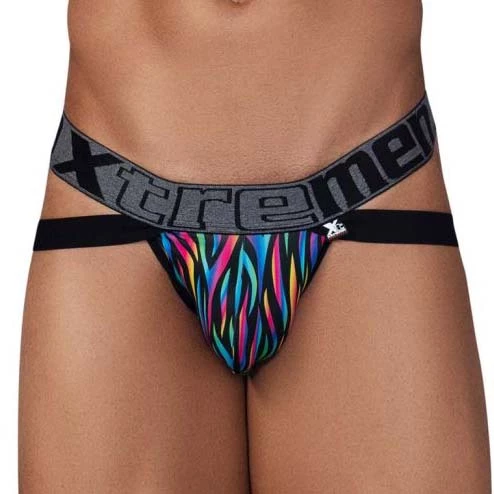 Jock Strap Xtremen Disco Zebra 91148 3 Jock Strap Xtremen Disco Zebra 91148
