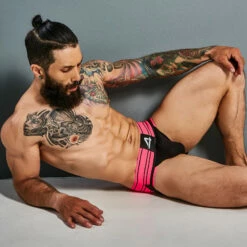 Jock Strap Cut4Men Neon Pink C4M15 6 Jock Strap Cut4Men Neon Pink C4M15 -Offres HOM Boutique Jockstrap c4m C4M15 rose a