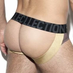 Jock Strap ES Collection Wild Print UN330 -Offres HOM Boutique Jockstrap escollection UN330 marron 3