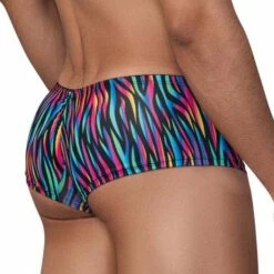 Shorty Xtremen Disco Zebra 91147 -Offres HOM Boutique Shorty xtremen 91147 noir 3