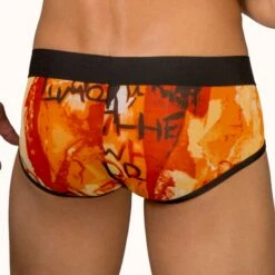 Slip Eros Veneziani MA509 -Offres HOM Boutique Slip eros MA509 orange 3