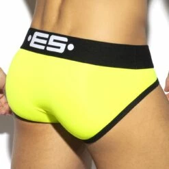 Slip ES Collection Sportive UN493 8 Slip ES Collection Sportive UN493 -Offres HOM Boutique Slip esco UN493 jaune 3