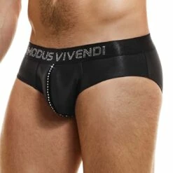Slip Modus Vivendi Flashy 19317 -Offres HOM Boutique Slip modus 19317 noir 4