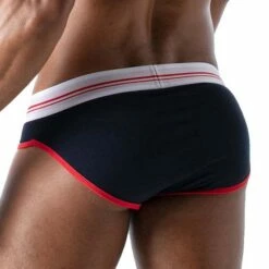 Slip French TOF PARIS TOF162BU -Offres HOM Boutique Slip tof TOF162BU bleu 3