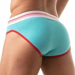 Slip French TOF PARIS TOF162T -Offres HOM Boutique Slip tof TOF162T turquoise 3