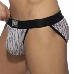 Tanga Addicted Tiger Print AD974 -Offres HOM Boutique Tanga addicted AD974 gris 4