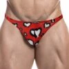 Tanga Cut4Men Hearts C4M11 2 Tanga Cut4Men Hearts C4M11 -Offres HOM Boutique Tanga c4m C4M11 rouge m