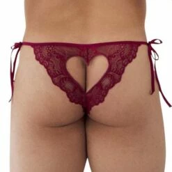 Tanga Candyman Lace Heart 99579 8 Tanga Candyman Lace Heart 99579 -Offres HOM Boutique Tanga candy 99579 bordeau 3