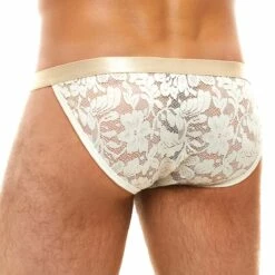 Tanga Modus Vivendi Floral Lace 04112 -Offres HOM Boutique Tanga modus 04112 blanc 3