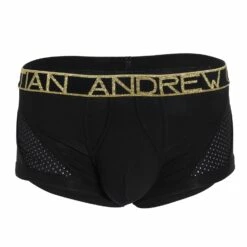 Boxer Andrew Christian Almost Naked Retro Mesh 92419 -Offres HOM Boutique boxer ac 92419 noir 9