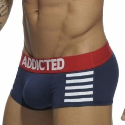 Boxer Addicted Sailor Stripes AD511 -Offres HOM Boutique boxer addicted AD511 bleu 4
