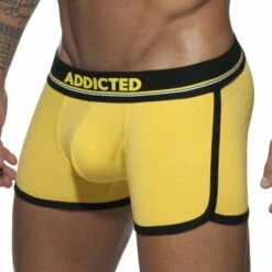 Boxer Addicted Curve AD729 -Offres HOM Boutique boxer addicted ad729 jaune 4
