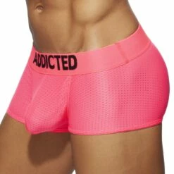 Boxer Cockring Addicted Neon Mesh AD952 -Offres HOM Boutique boxer addicted ad952 rose 4