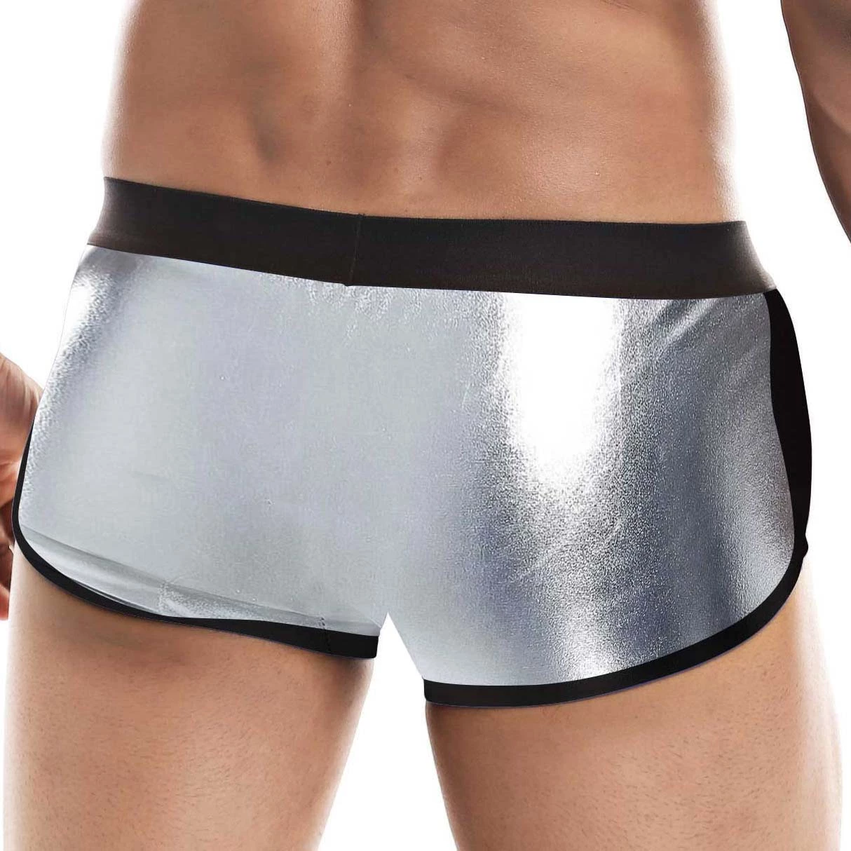 Boxer Cut4Men Silver Skai C4M06 5 Boxer Cut4Men Silver Skai C4M06 – Image 3