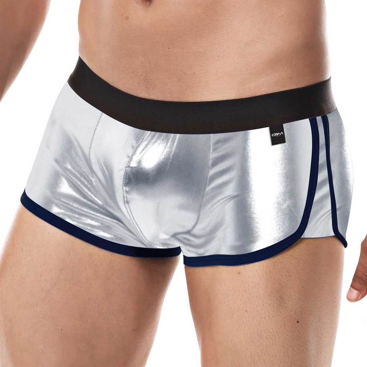 Boxer Cut4Men Silver Skai C4M06 3 Boxer Cut4Men Silver Skai C4M06