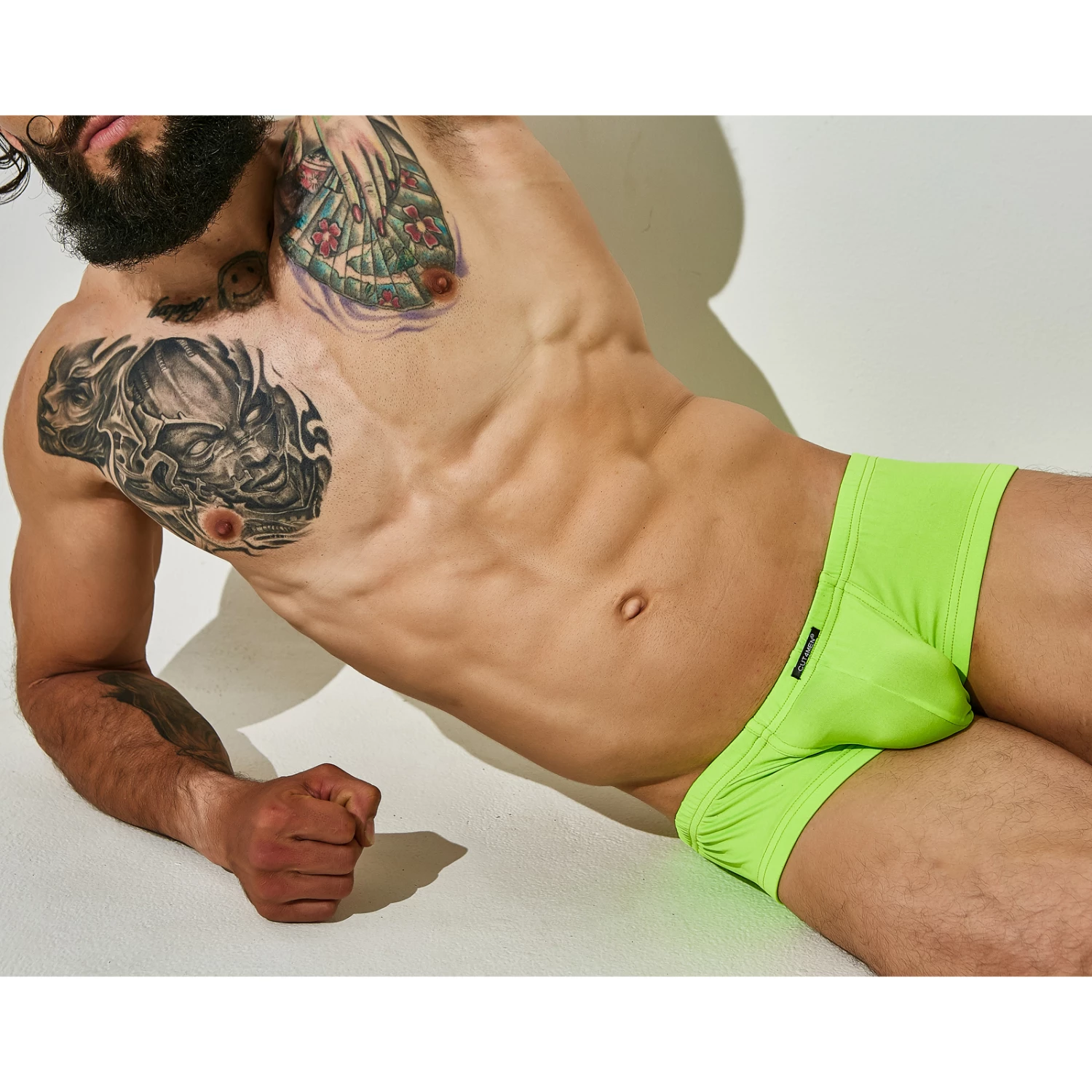 Boxer Cut4Men Neon Green C4M10 4 Boxer Cut4Men Neon Green C4M10 – Image 2