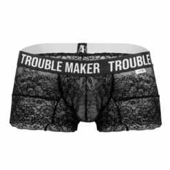 Boxer Candyman Trouble Maker Lace 99616 -Offres HOM Boutique boxer candy 99616 noir 9