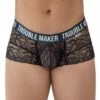 Boxer Candyman Trouble Maker Lace 99616 -Offres HOM Boutique boxer candy 99616 noir m
