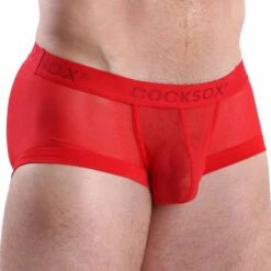 Boxer CockSox Fiery Red CX68ME -Offres HOM Boutique boxer cocksox cx68me rouge 4