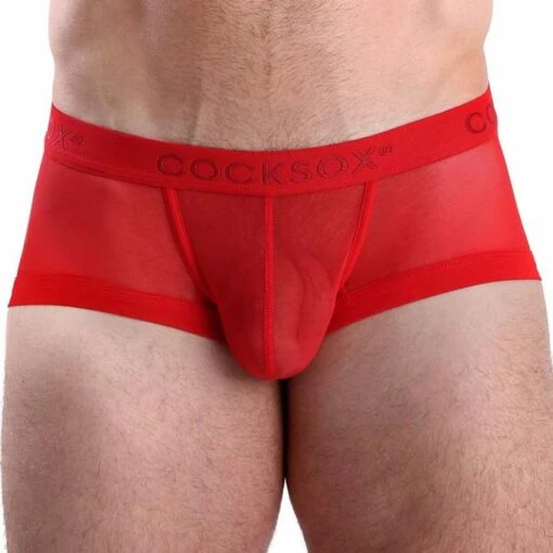 Boxer CockSox Fiery Red CX68ME 4 Boxer CockSox Fiery Red CX68ME -Offres HOM Boutique boxer cocksox cx68me rouge m