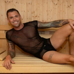 Devant -Offres HOM Boutique boxer eros 7434 noir a