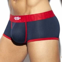 Boxer ES Collection Second Skin UN423 -Offres HOM Boutique boxer esco un423 bleu 4