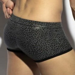Boxer ES Collection Shiny Leopard Print UN580 -Offres HOM Boutique boxer esco un580 gris 3