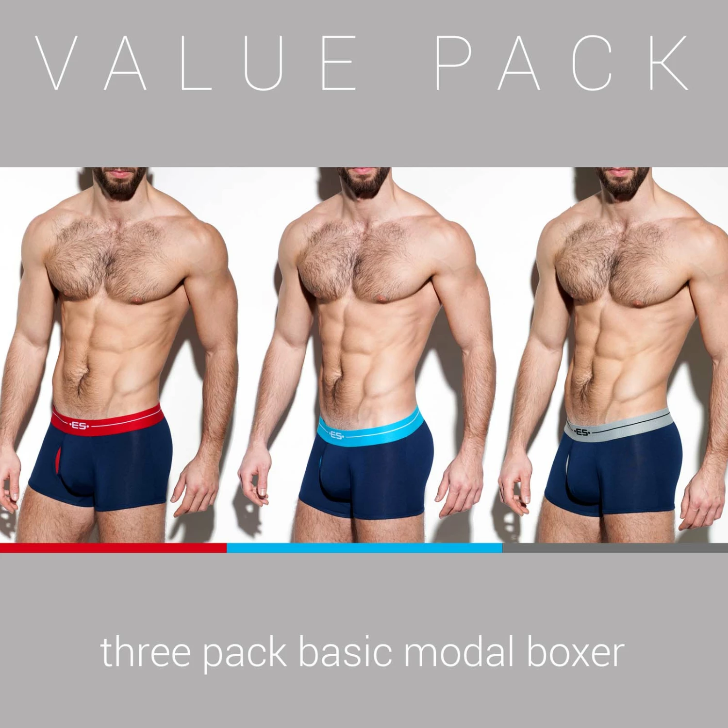 Pack De Boxers ES Collection UN249P 4 Pack De Boxers ES Collection UN249P – Image 2