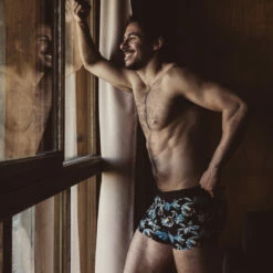 Boxer HOM Eden Roc 405705 -Offres HOM Boutique boxer hom 405705 noir a