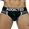 Jock Strap Addicted Mini Stripes AD903 1 Jock Strap Addicted Mini Stripes AD903 -Offres HOM Boutique jockstrap addicted ad903 noir m