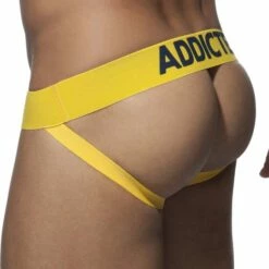 Jock Strap Addicted Push Up AD773 -Offres HOM Boutique jockstrap addited ad773 jaune 3