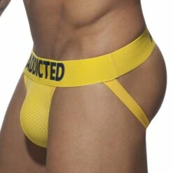 Jock Strap Addicted Push Up AD773 -Offres HOM Boutique jockstrap addited ad773 jaune 4